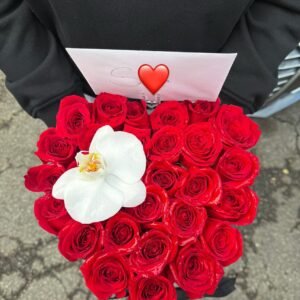 Small Heart Box Bouquet